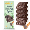 Chokola 75% Dark Chocolate Minis with Chia Seeds – Rich Cocoa, Crunchy & Nutritious Bite-Size Treats - 100g
