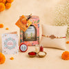 Mo’s Bakery Rakhi Pink Gift Box Almond Cookies with Stylish Rakhi - 300g