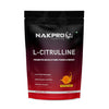 NAKPRO Pure L-Citrulline Powder Boosts Nitric Oxide for Muscle Growth Tangy Orange - 100G