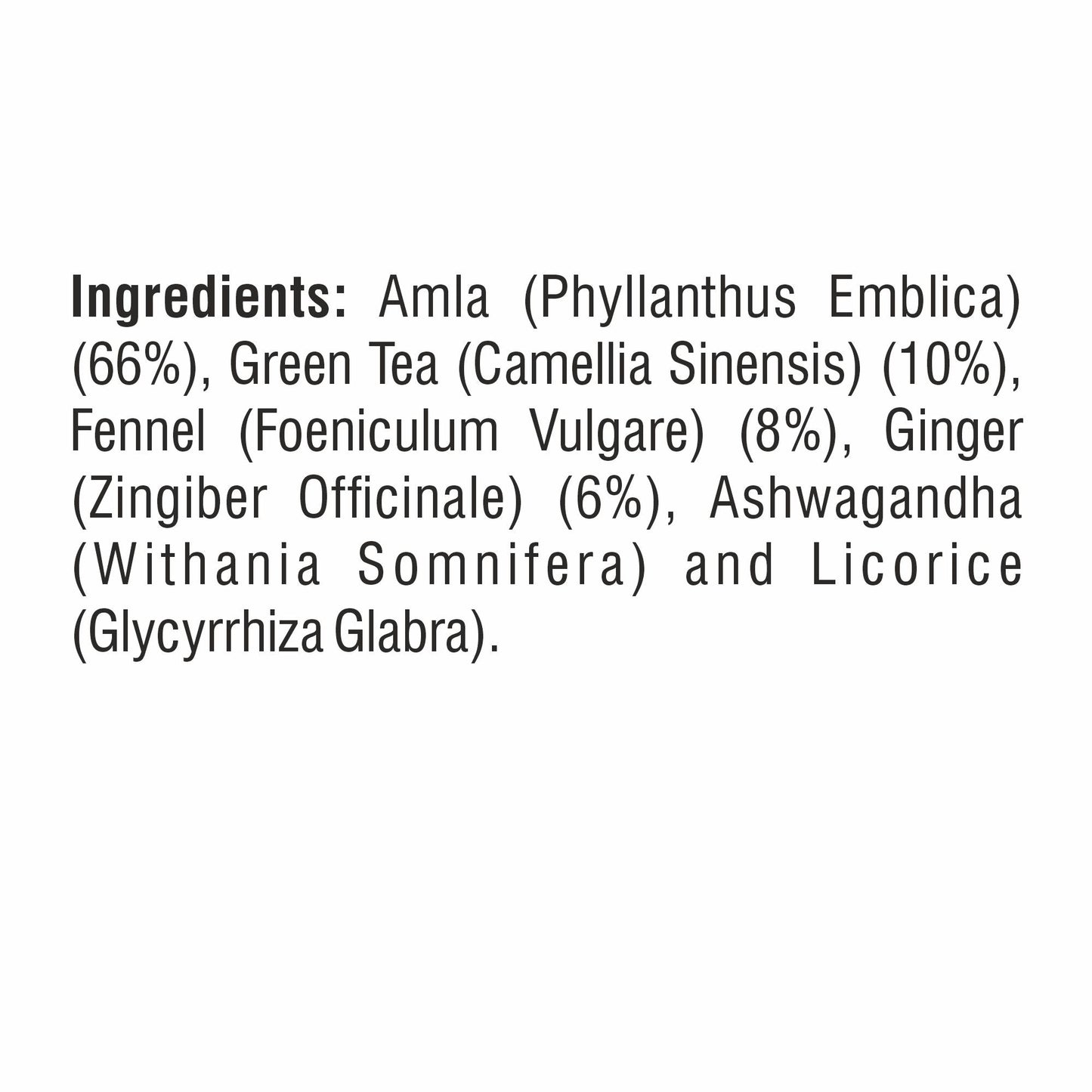 Amla Ginger Green Tea 25 Tea Bag