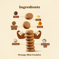 Orange Protein Mini Cookies - 150gms