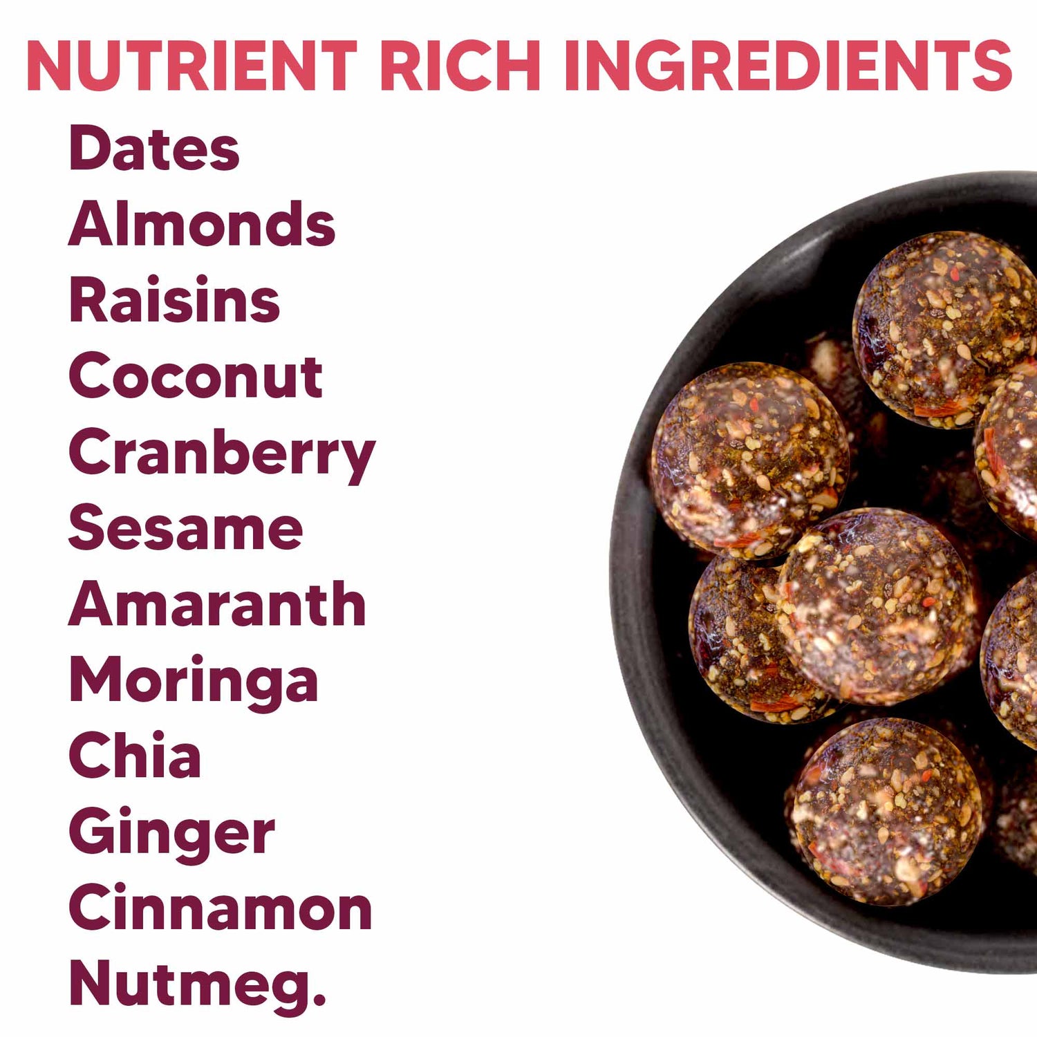 Lactation Laddoos - Moringa & Amaranth