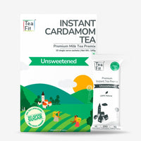 Instant Cardamom Tea Premix - Unsweetened