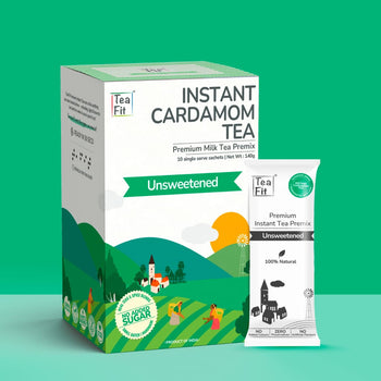 Instant Cardamom Tea Premix - Unsweetened