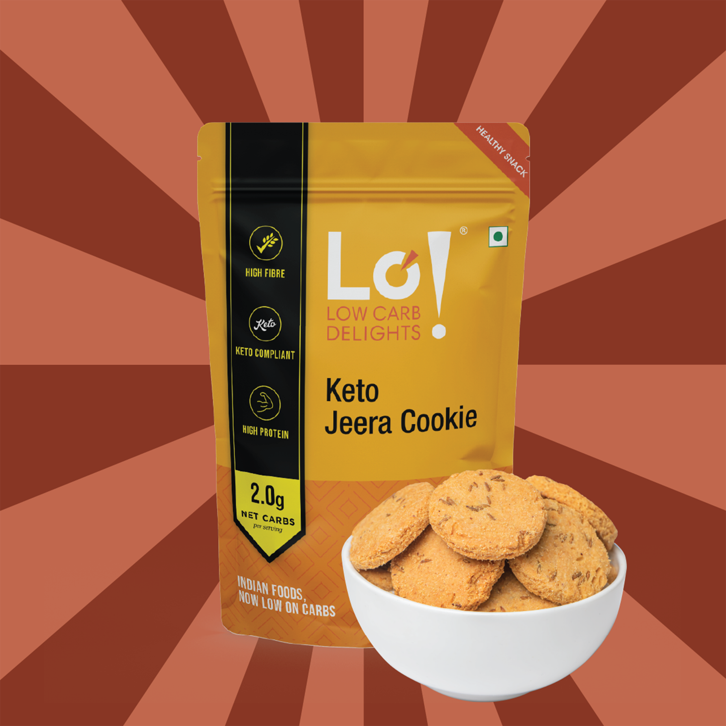 Keto Jeera Biscuits