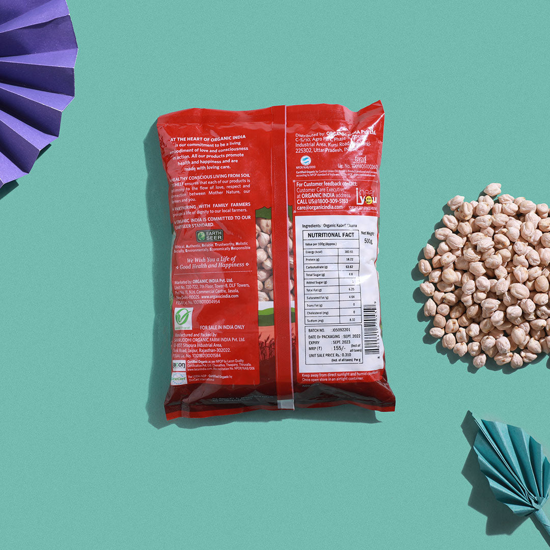 Kabuli Chana (White Chickpea) 500g