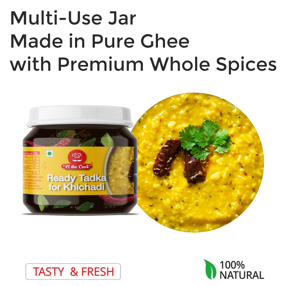 Masala Khichdi Tadka Jar - 180g