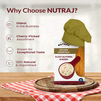 Nutraj Kitchen Essential Sliced California Almonds 200gm