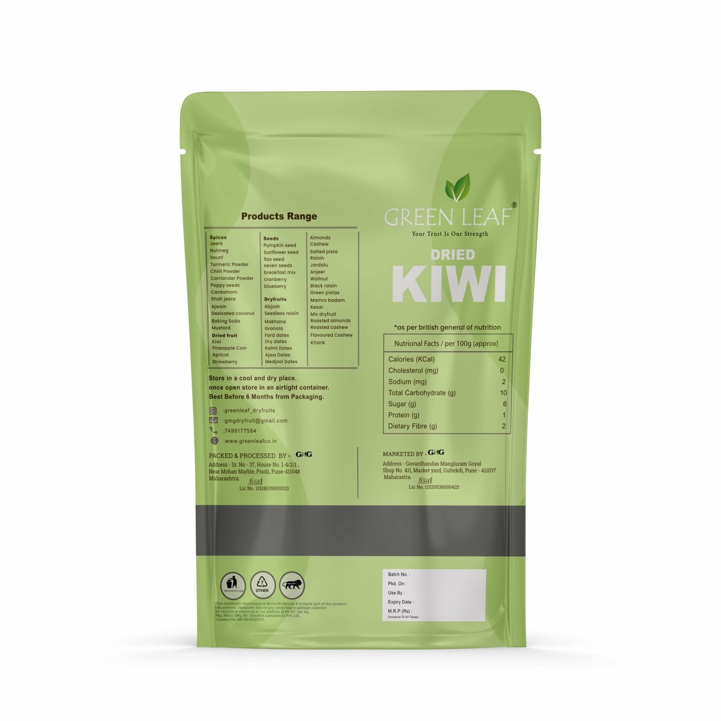 Dried Kiwi