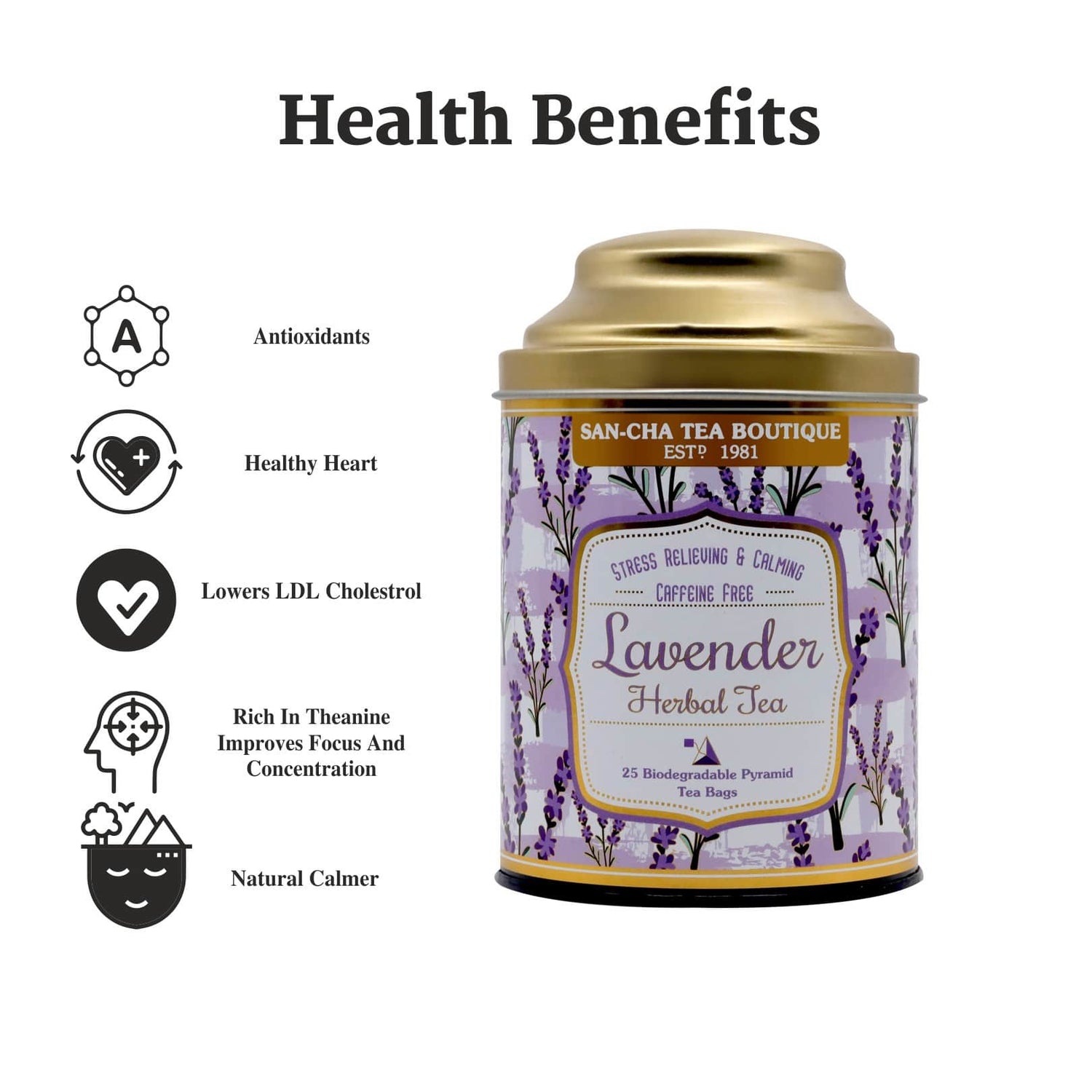 Lavender Caffeine Free Herbal Tea