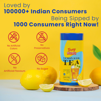 Zesty Lemon Iced Tea (Sugar-Free) | Refreshingly Tangy, Guilt-Free Hydration | 200g