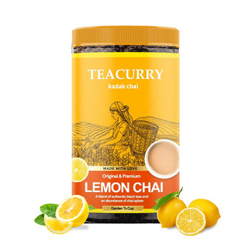 Lemon Chai - 100% Natural Nimbu Chai Tea for Weight and Skin | With Real Lemon