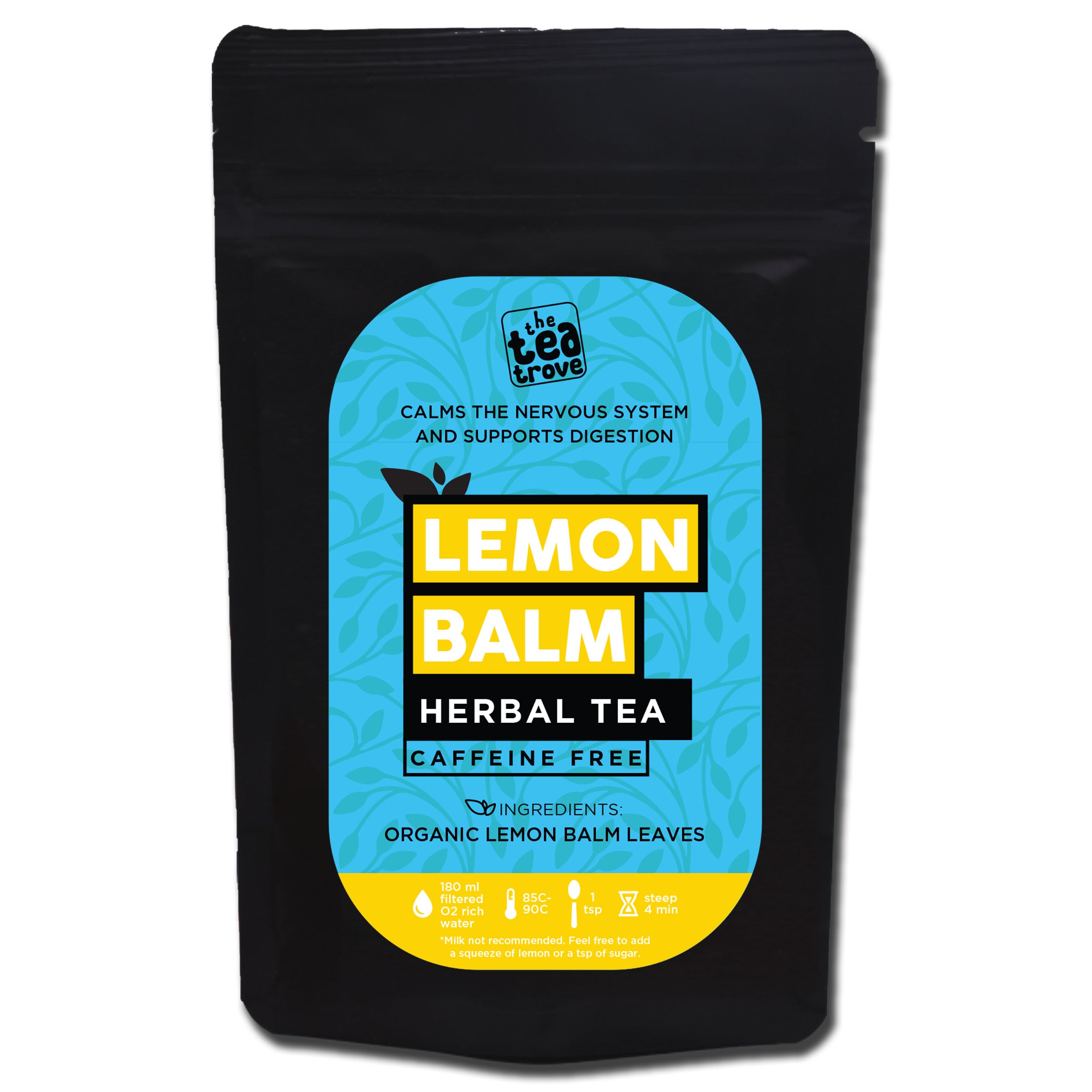 The Tea Trove Organic Lemon Balm - 50 gms - Veeha Foods