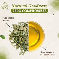 100% Natural Lemongrass Tea - Boost Immunity, Promote Digestion