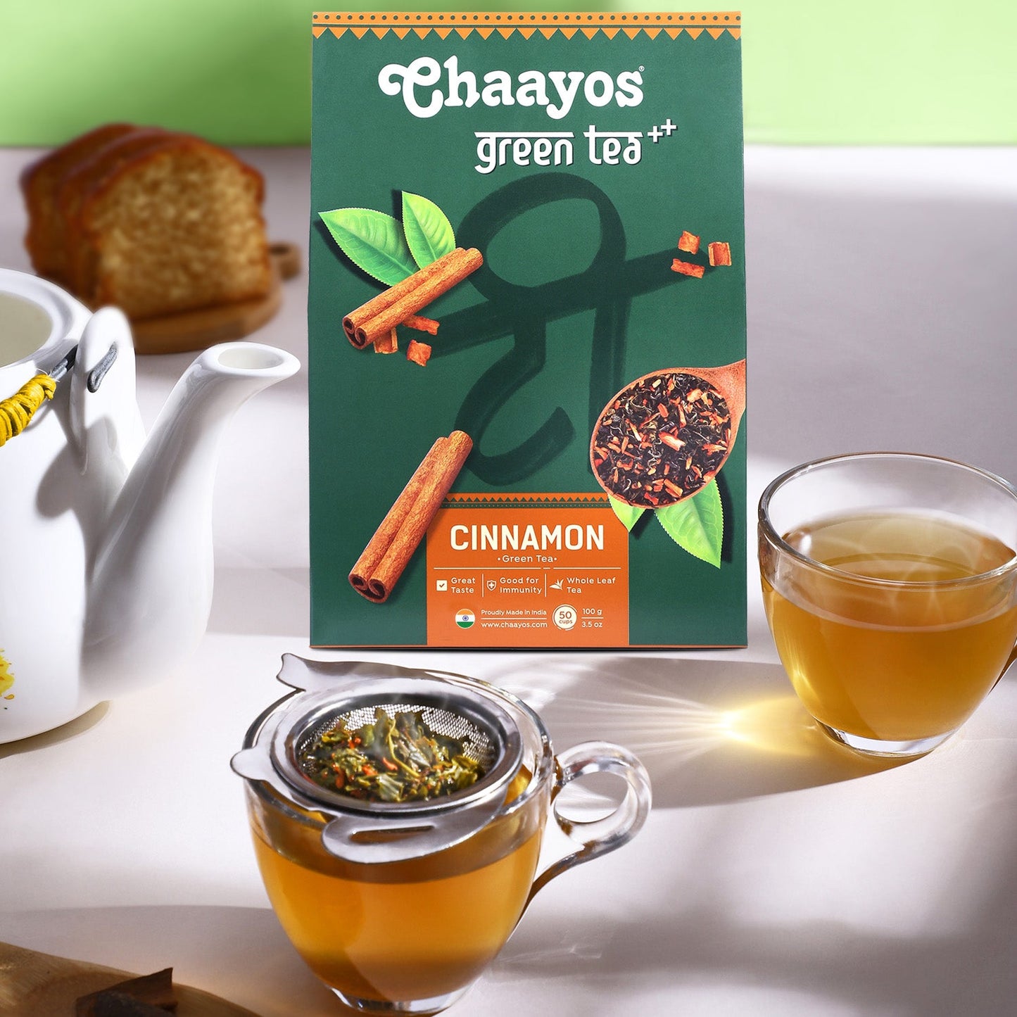 Cinnamon Green Tea - 100g