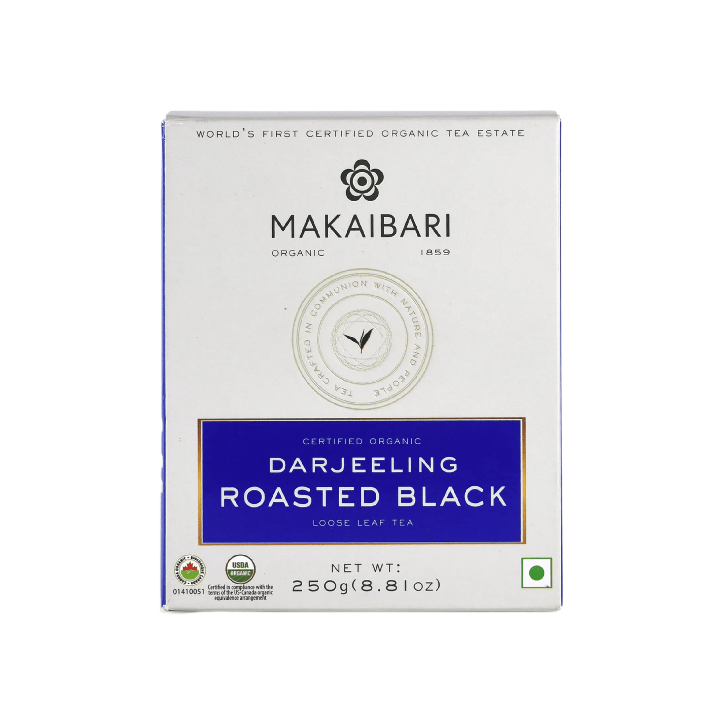 Makaibari Roasted Black Darjeeling Tea | 250 gm Loose Tea | Roasted Loose Black Tea Packed