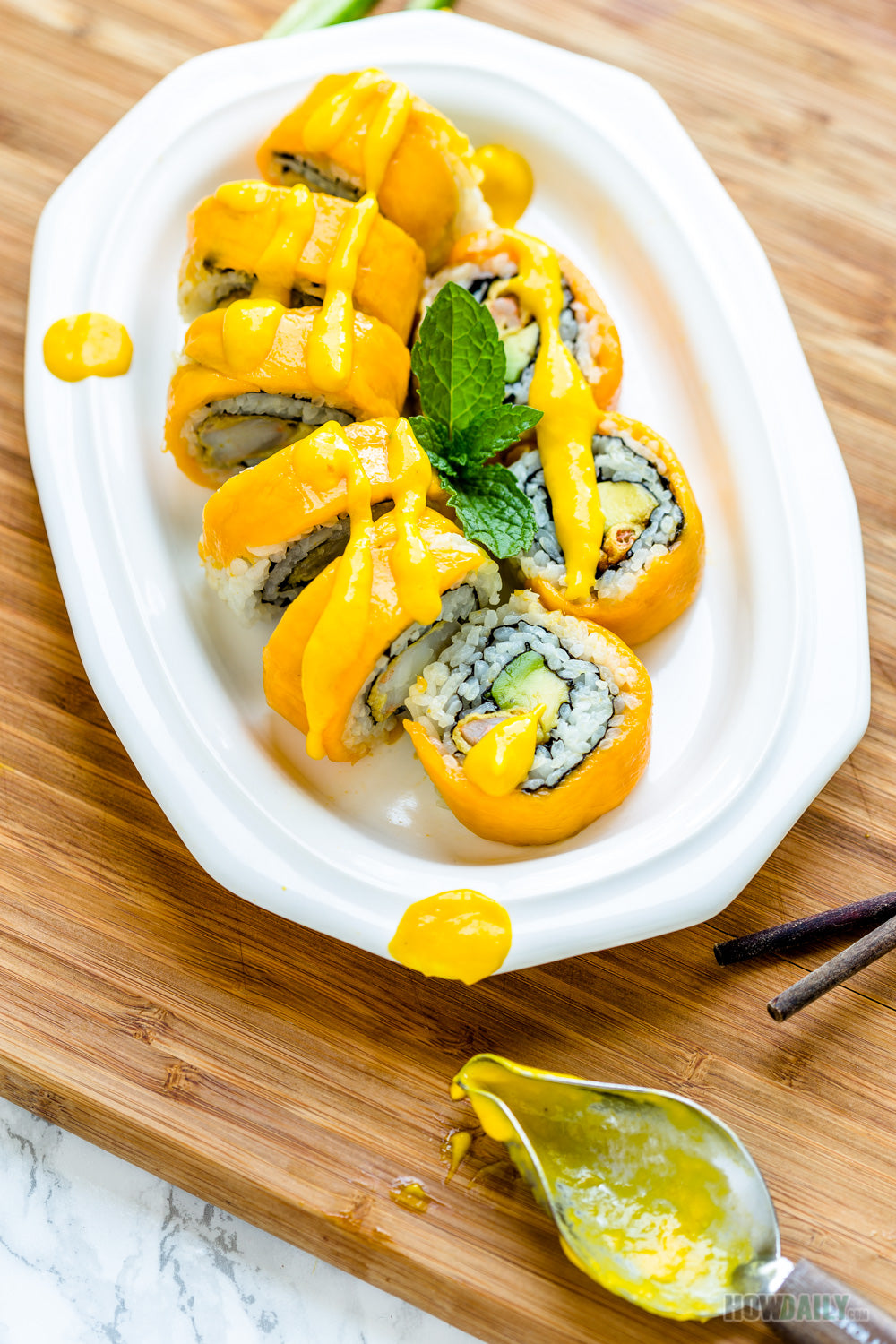 Olive Mithai Shop Mango Crispy Roll