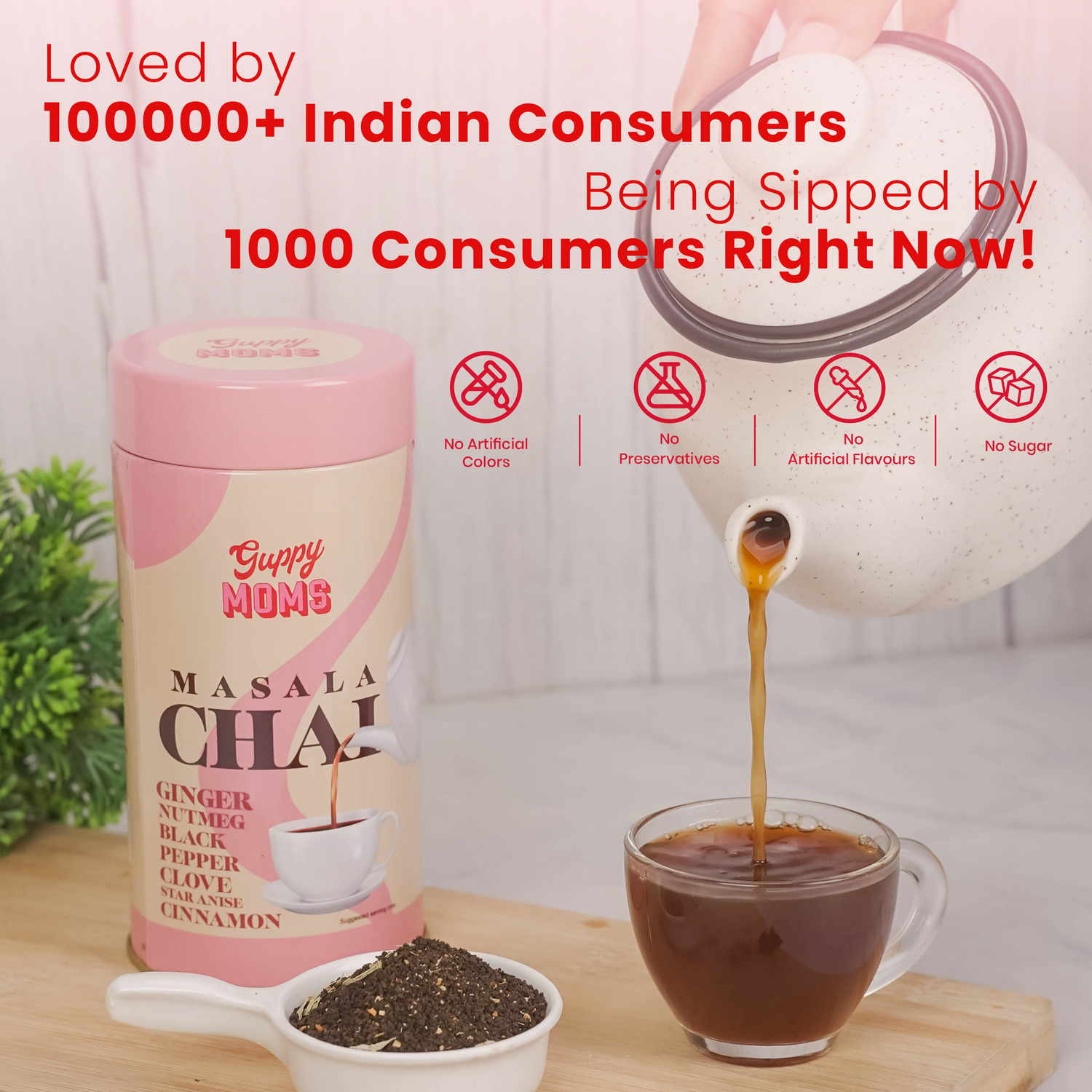 Original Indian Masala Chai | Bold Assam CTC Blend, Traditional Spice Harmony | 200g