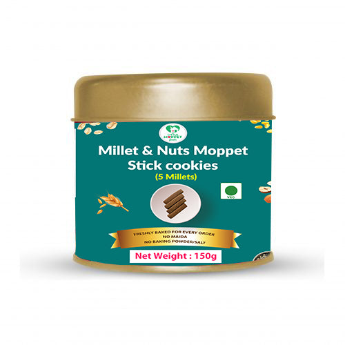 Millets and Nuts Moppet Cookies (150G)