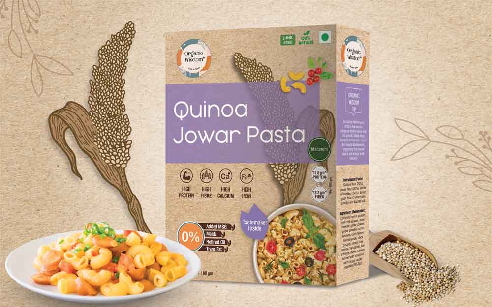 Quinoa Jowar Pasta