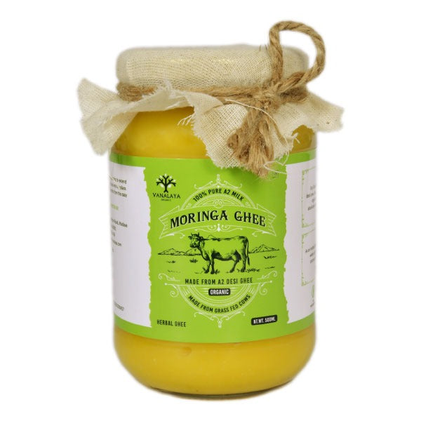 Vanalaya Moringa Infused Desi Cow Ghee - 500 ml