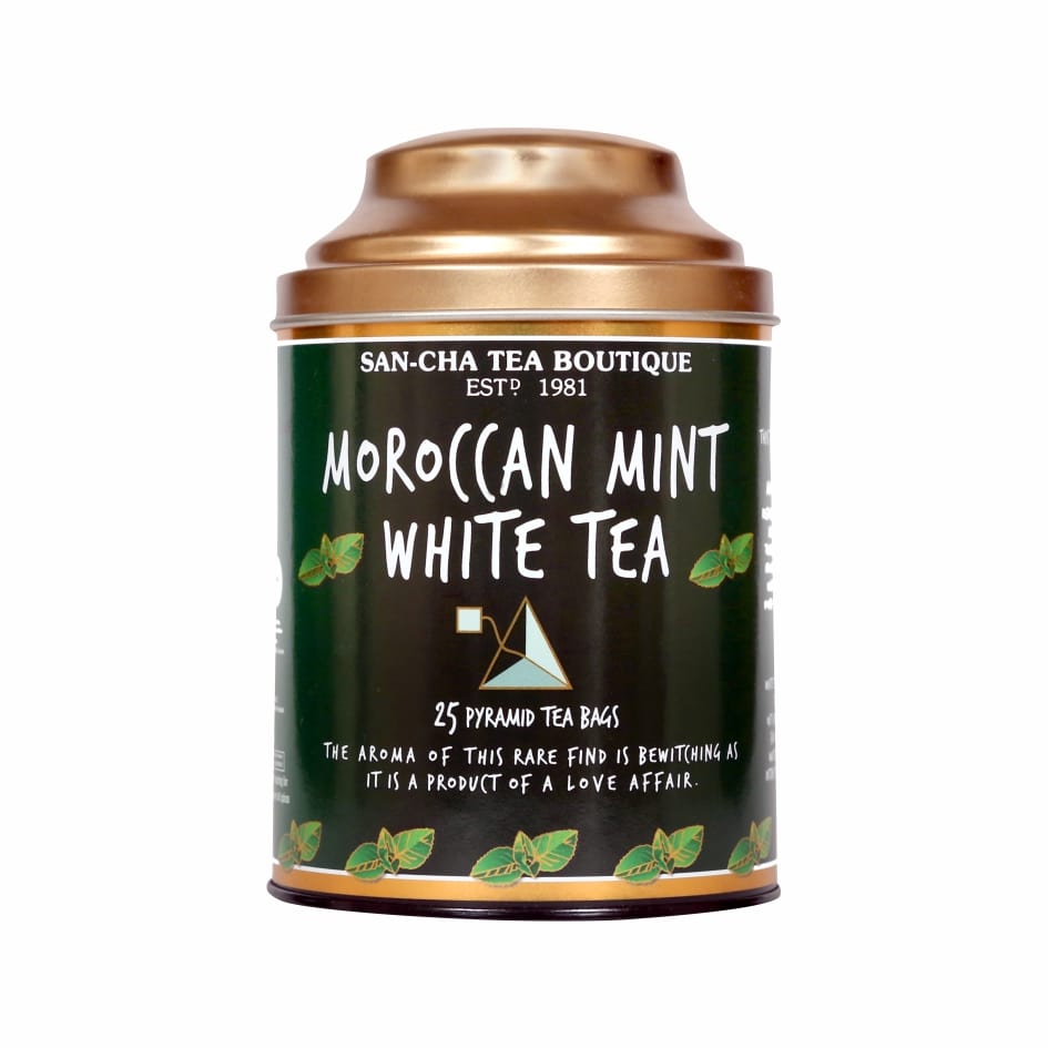 Moroccan Mint White Tea (Silver Needles Tea)