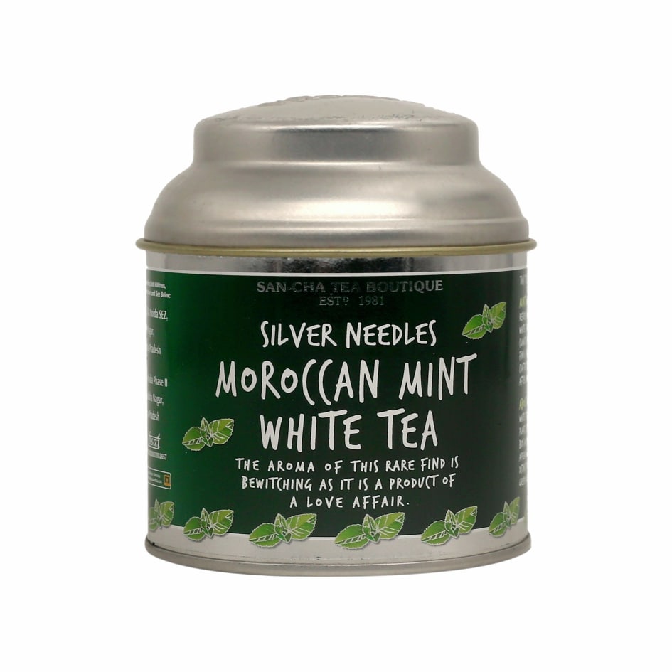 Moroccan Mint White Tea (Silver Needles Tea)