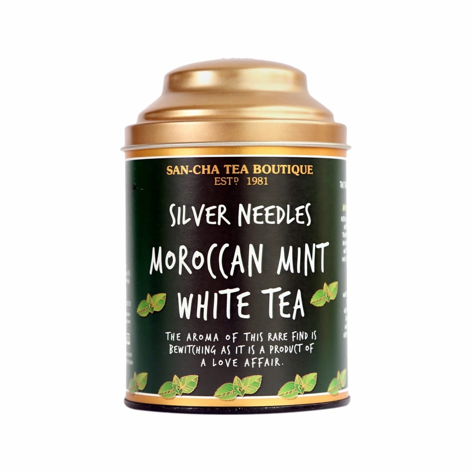 Moroccan Mint White Tea (Silver Needles Tea)