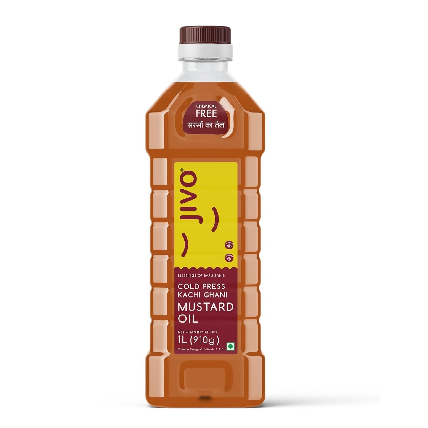 Jivo Kachi Ghani Mustard Oil - 1 L