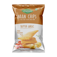 Butter Garlic Naan Chips