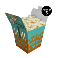 Microwave Popcorn, Simply Salted, Pop Box (Pack of 3, 80g)