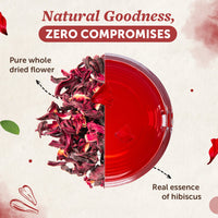 Hibiscus Flower Tea for Hair, Skin & Manage Weight - 50gm