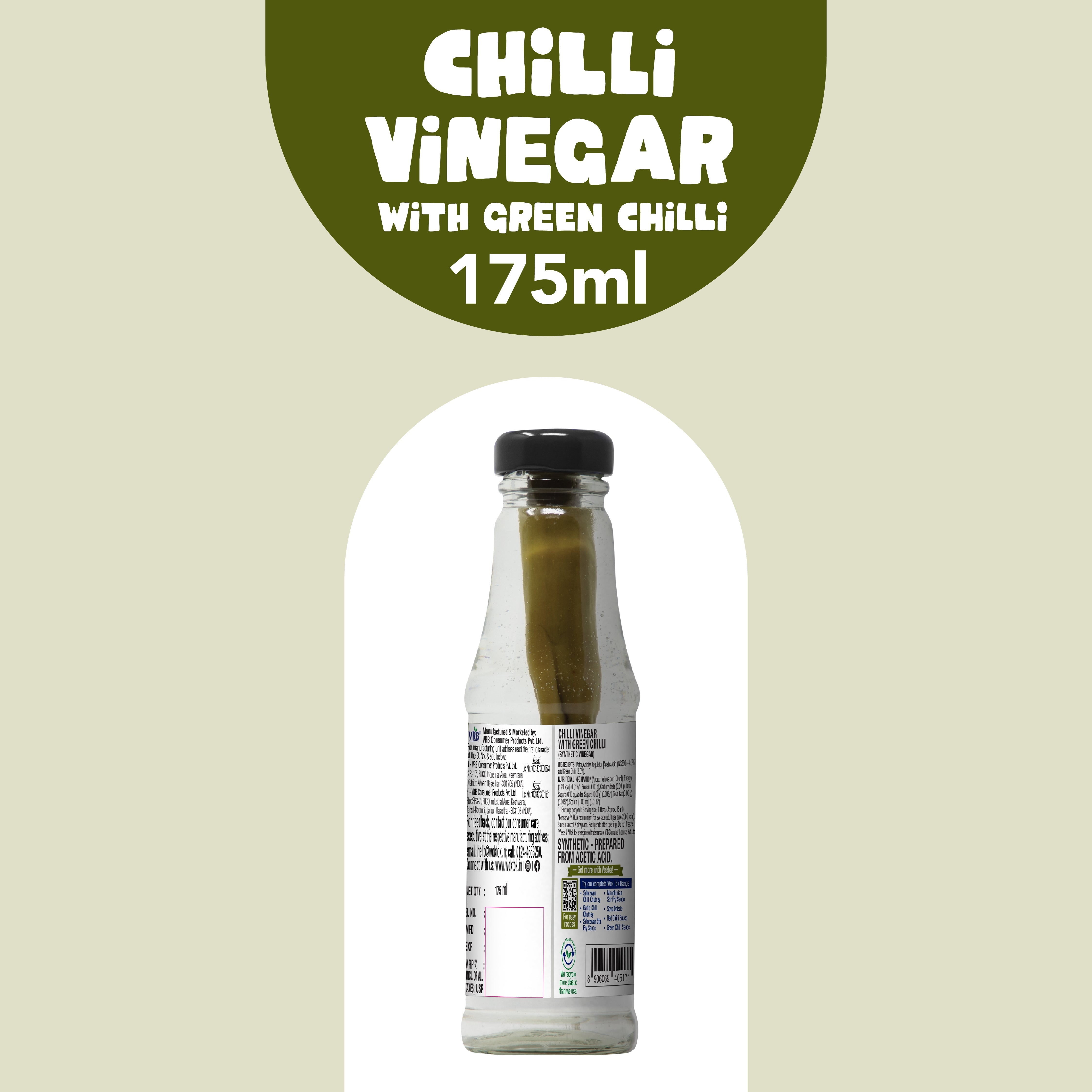WOK TOK BY VEEBA CHILLI VINEGAR SAUCE (175ml)