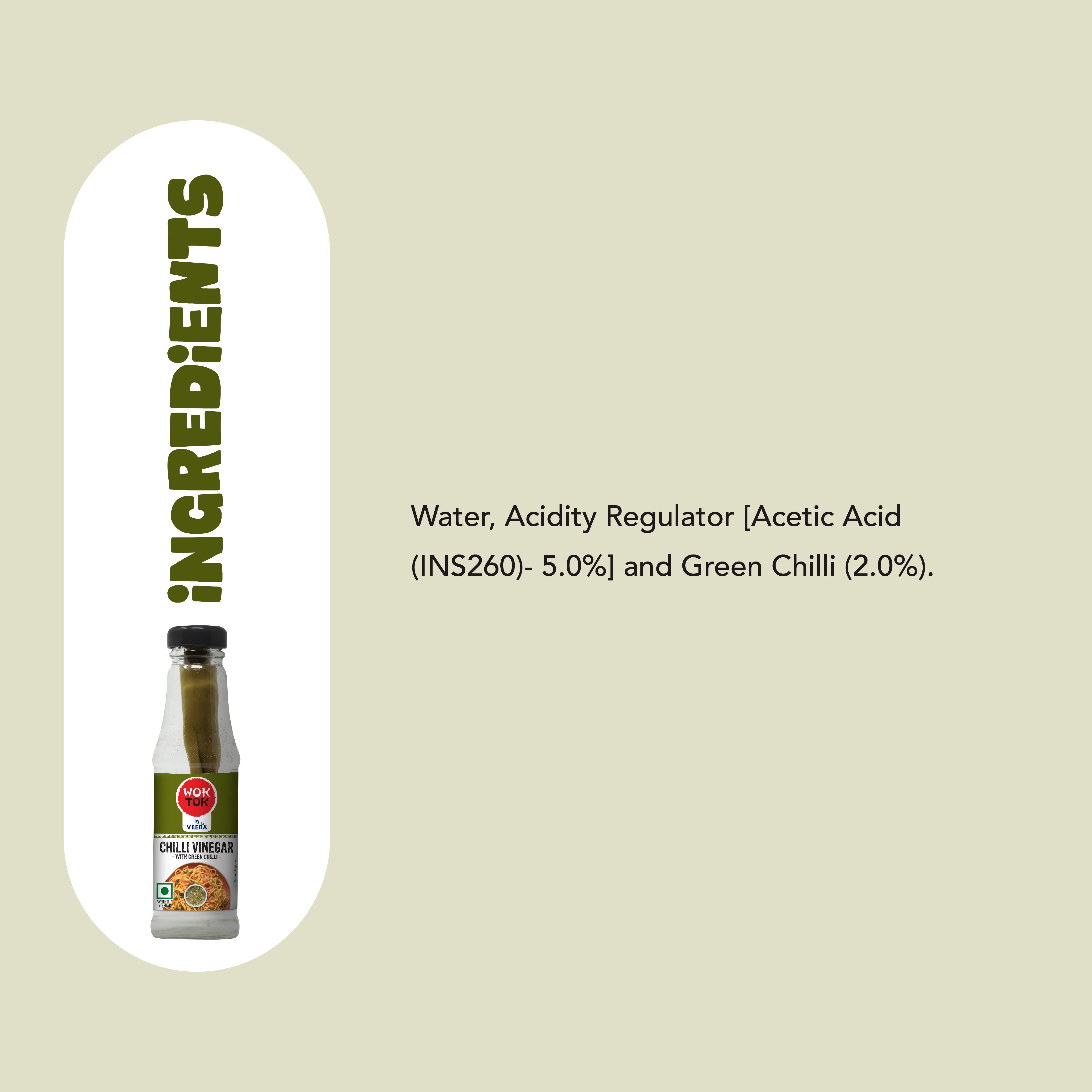WOK TOK BY VEEBA CHILLI VINEGAR SAUCE (175ml)