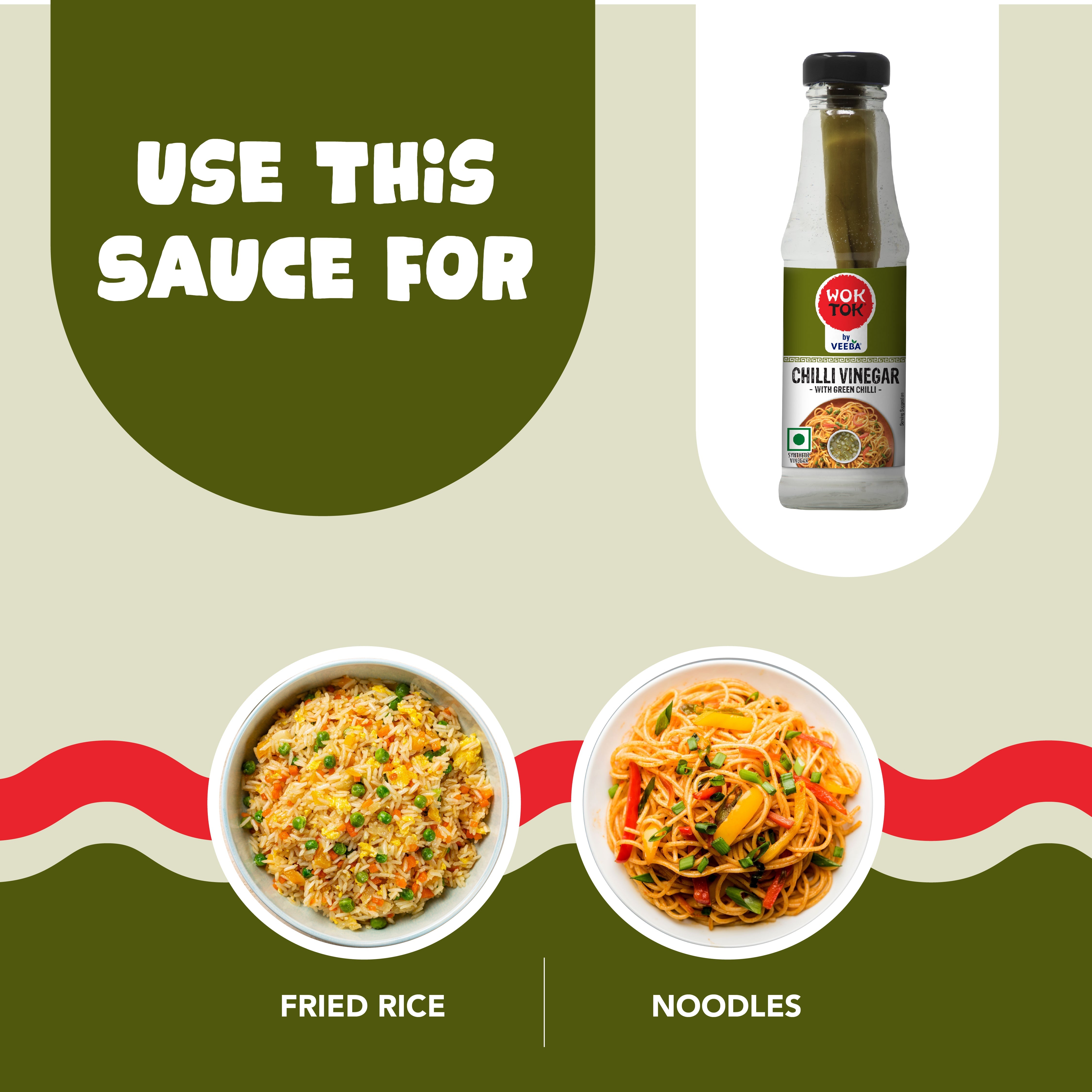 WOK TOK BY VEEBA CHILLI VINEGAR SAUCE (175ml)