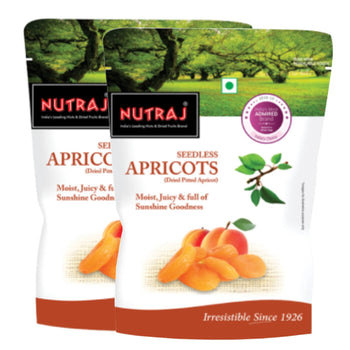 Nutraj Premium Dried Pitted Turkish Apricots 200gm