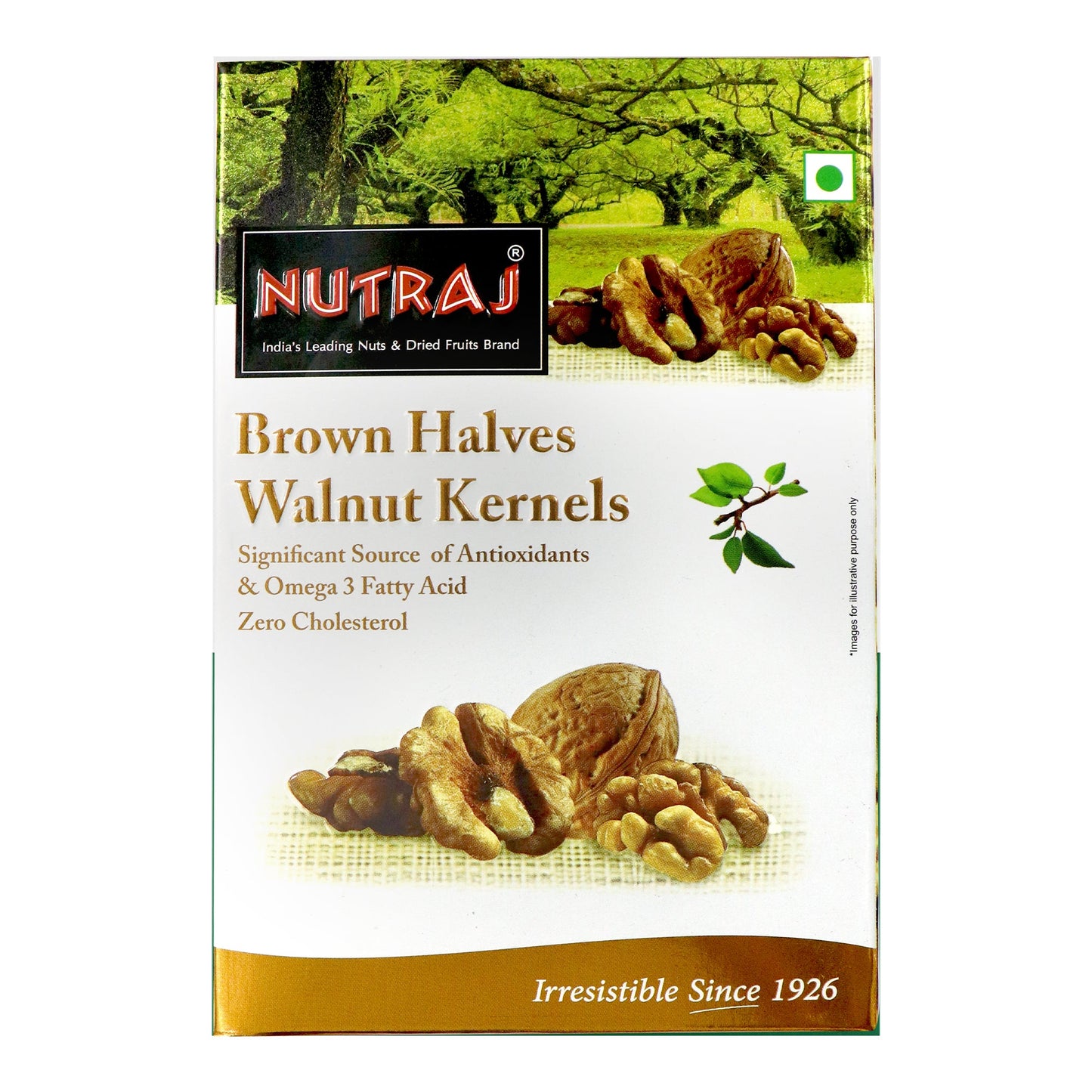 Nutraj Brown Halves Walnut (Akhrot Giri) 250gm