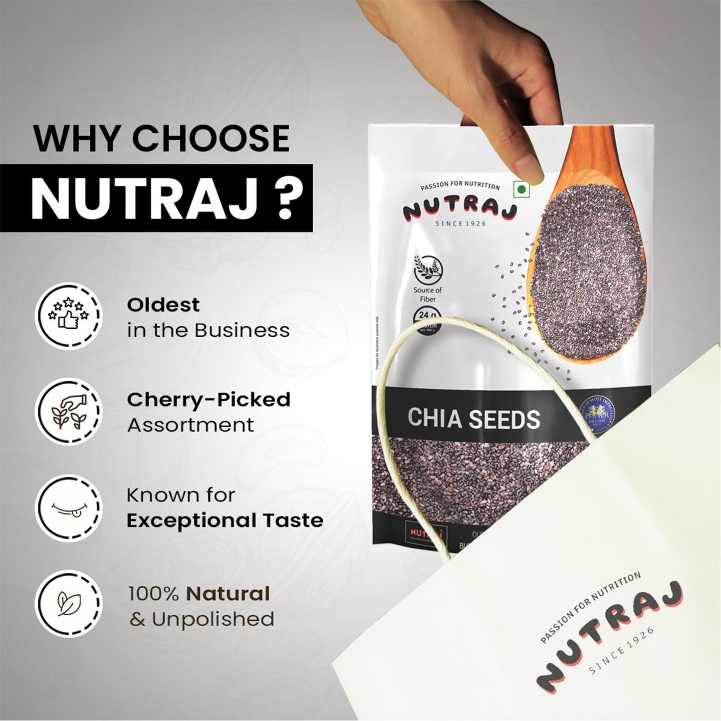 Nutraj Chia Seeds 200gm