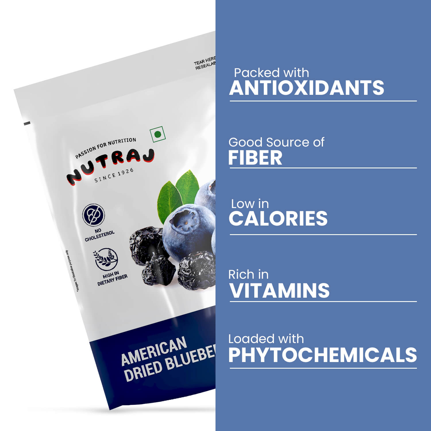 Nutraj Dried Blueberries 150gm