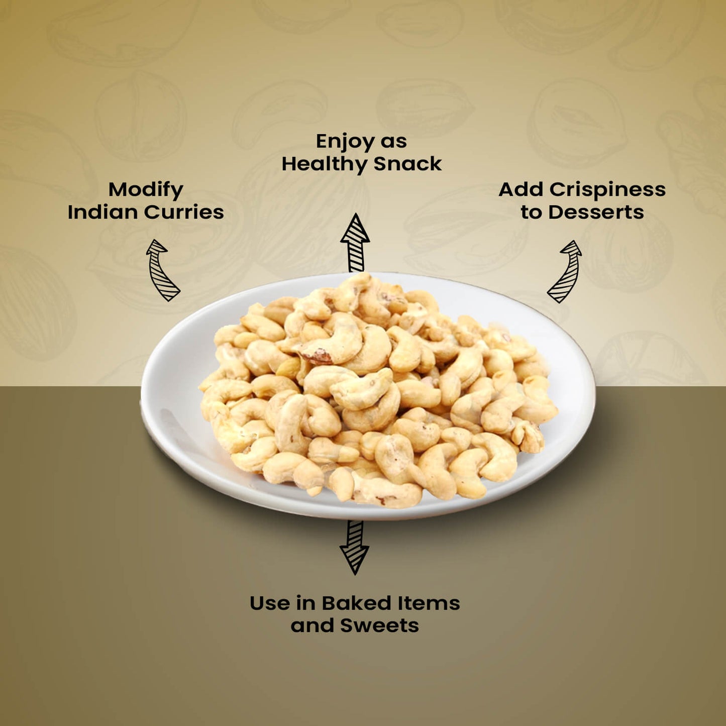 Nutraj Premium Cashew Nuts 200gm (W320)