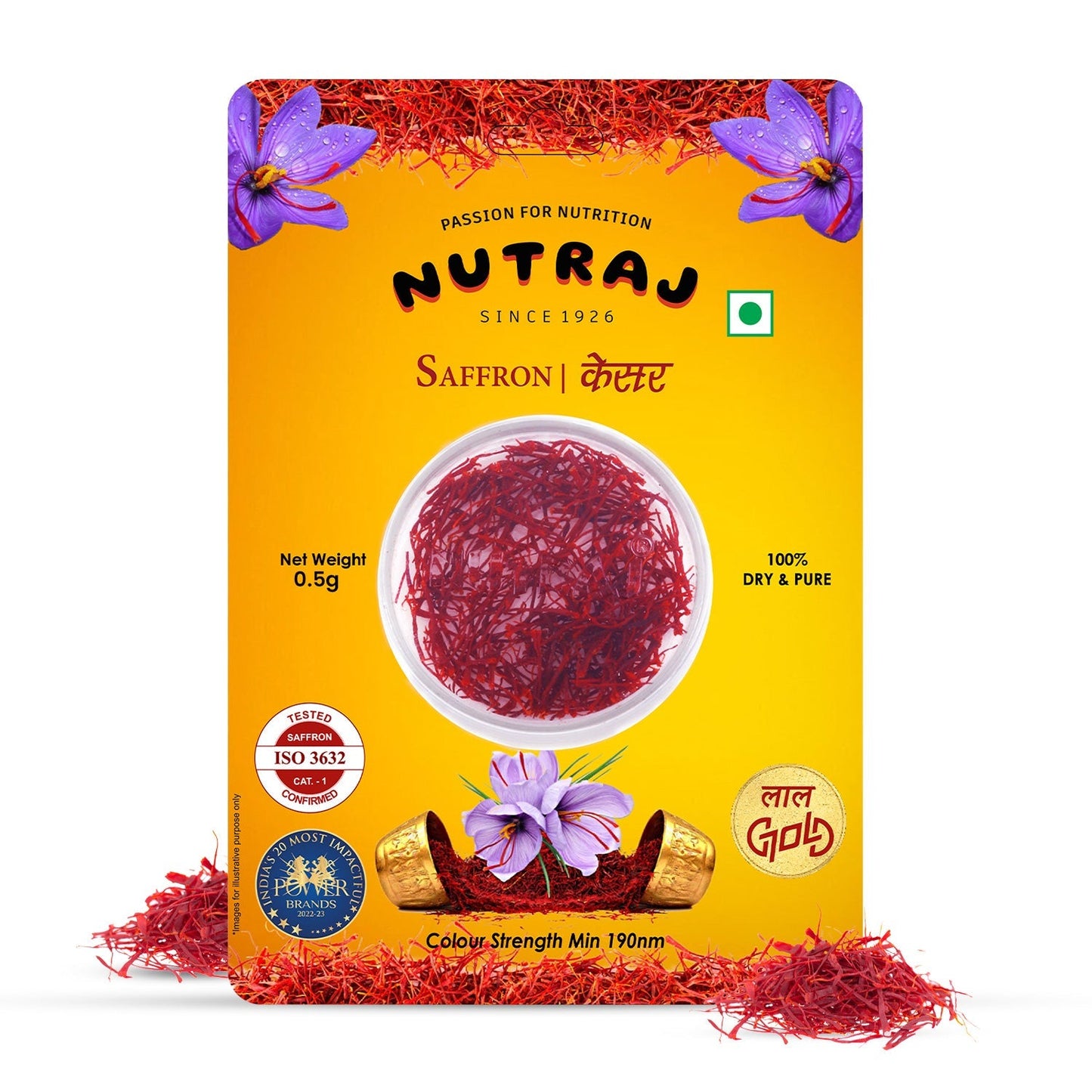 Nutraj Original Saffron Blister Card 0.5gm