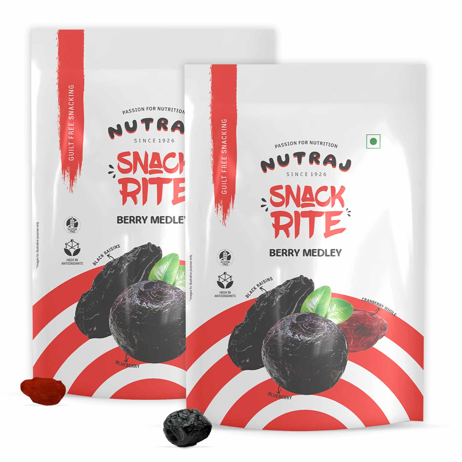 Nutraj Snackrite Berry Medley with Himalayan Pink Salt Mix 150gm