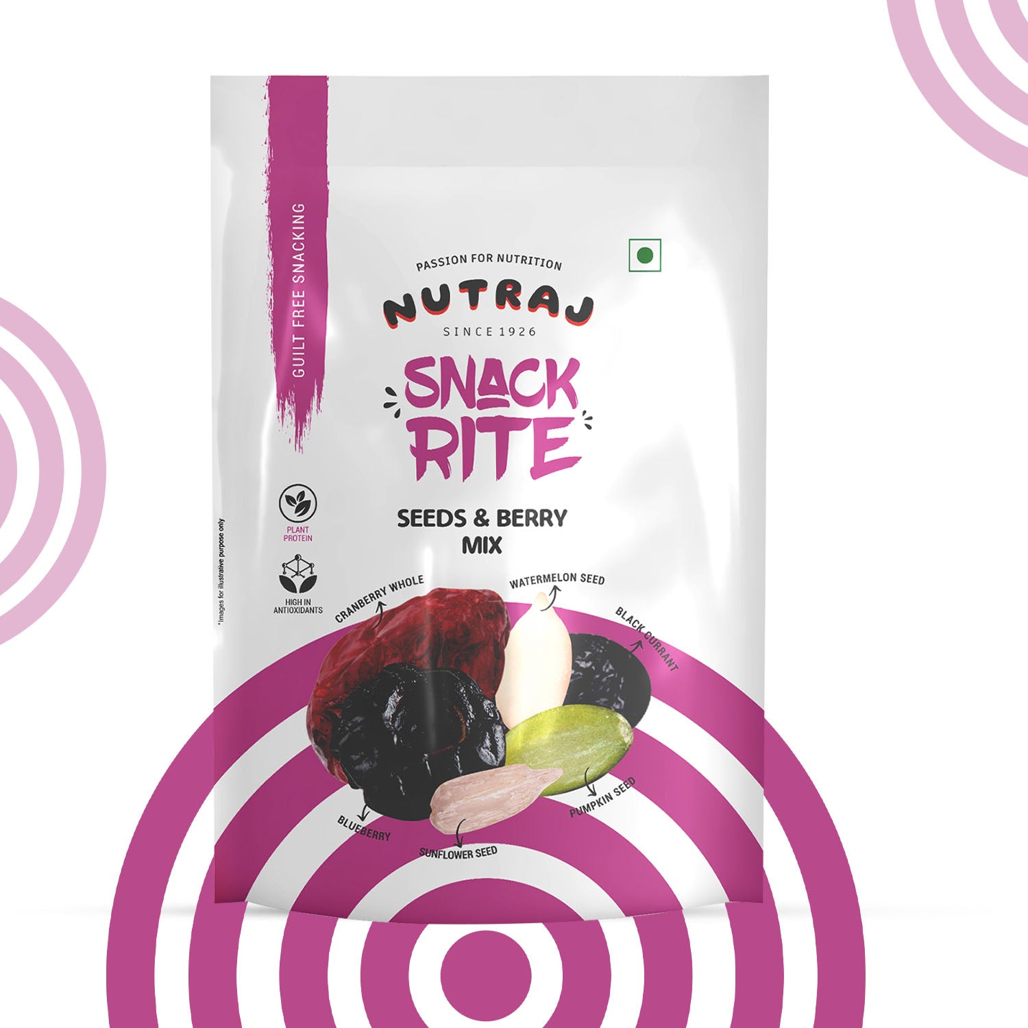 Nutraj Snackrite Seeds & Berry Mix 150gm