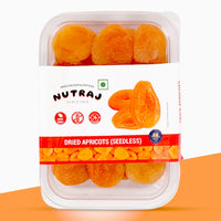 Nutraj Dried Apricot (Seedless) 200gm Tray