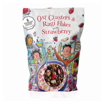 Oat Clusters & Ragi Flakes with Strawberry, 1 kg