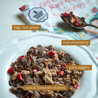 Oat Clusters & Ragi Flakes with Strawberry, 350 g