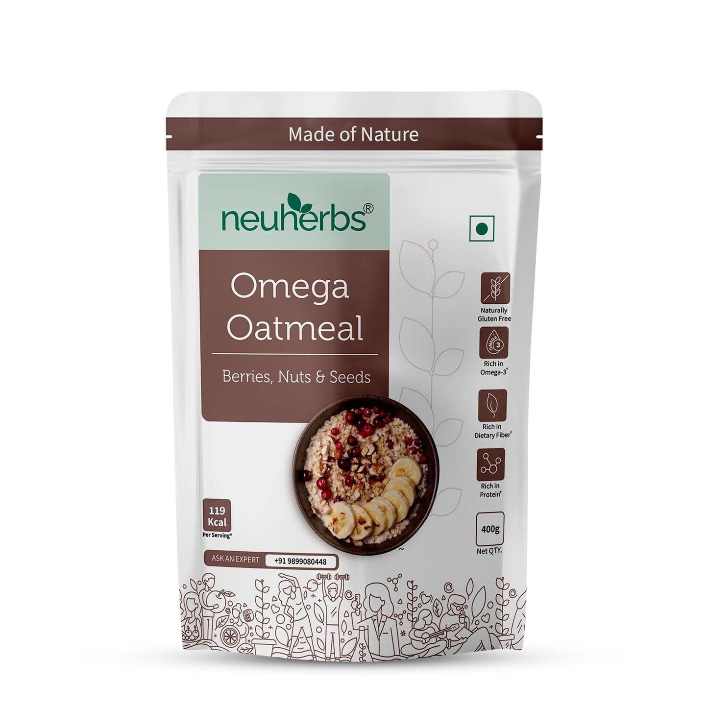 Omega Oatmeal for Weight Loss, Heart Health