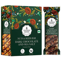 Nuts & Seeds Bars - Dark Chocolate & Sea Salt (Pack of 6), 180 g