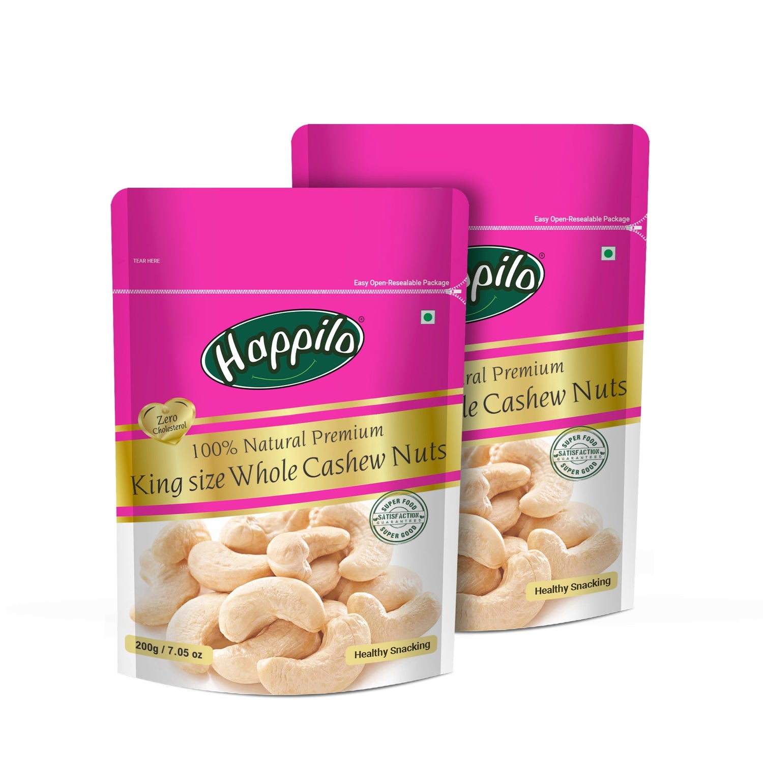 Happilo King Size Premium Whole Cashew Nuts