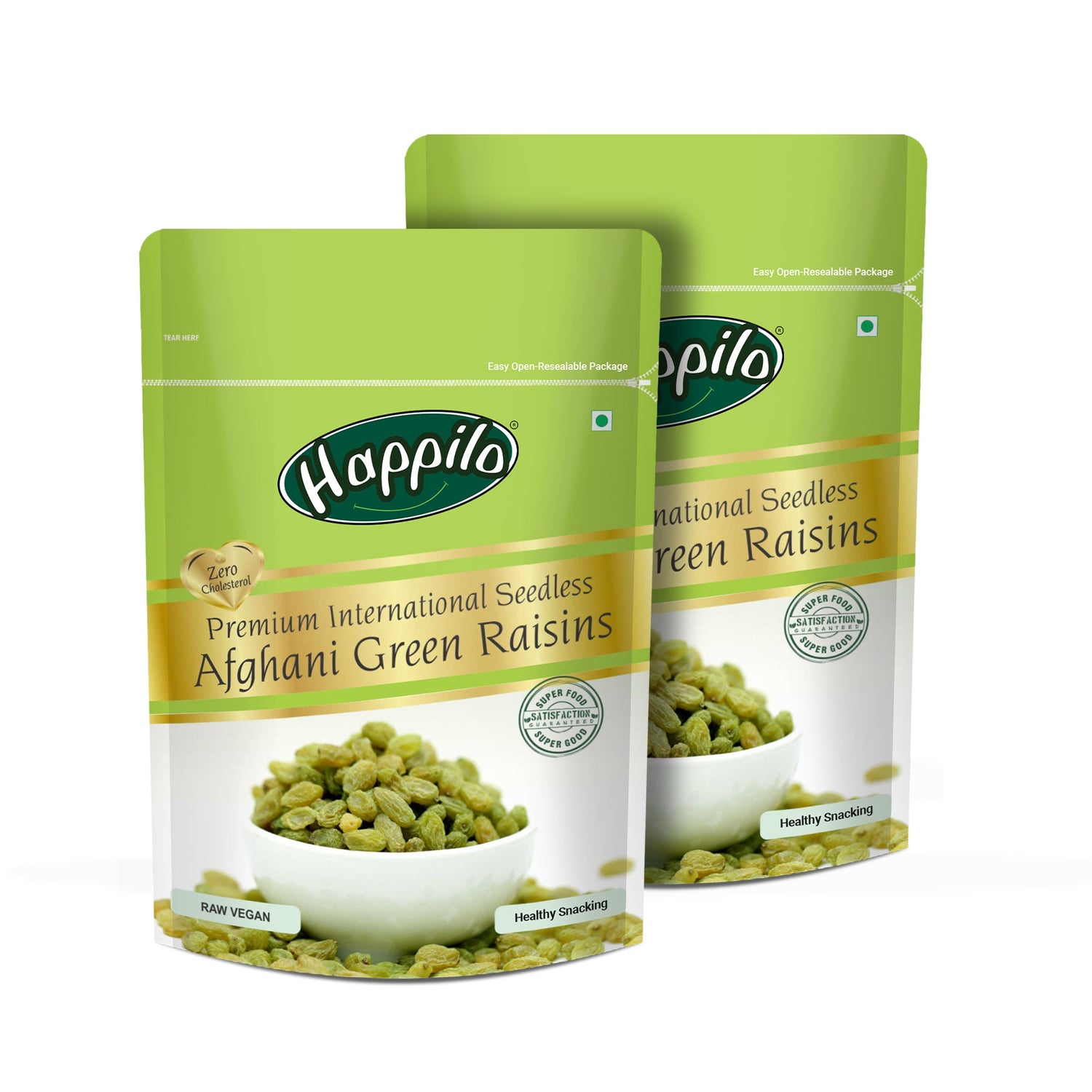 Happilo Premium seedless Afghani Green Raisins